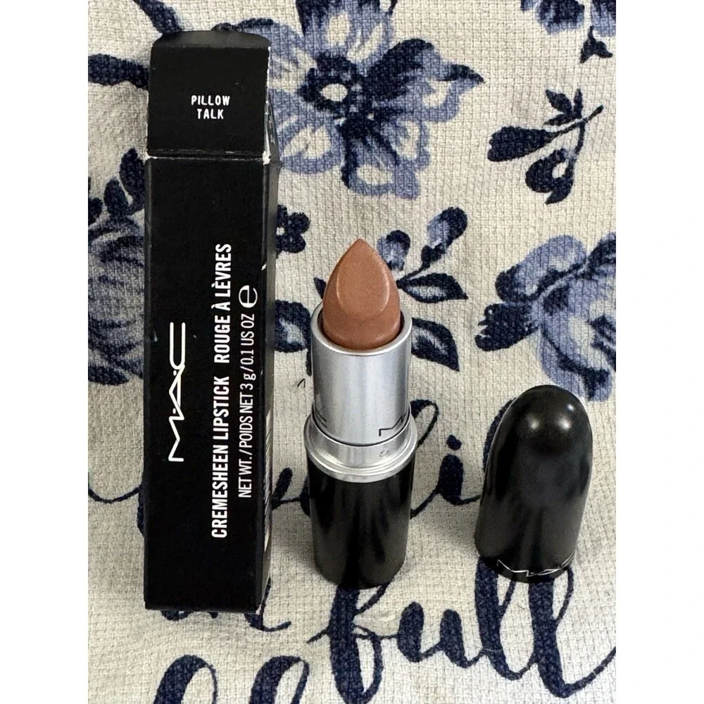 Rare Limited Edition MAC Cremesheen Lipstick Pillow Talk NIB 2015 Formula A45